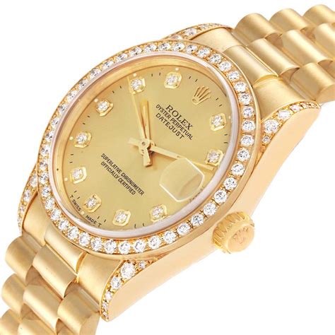 midsize gold rolex